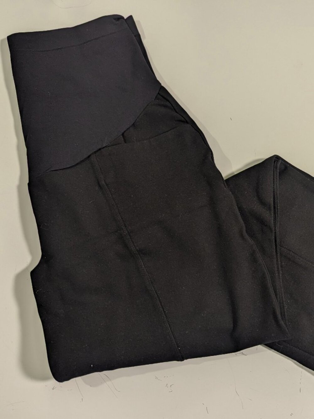 maternity shirt and dress pants, size M